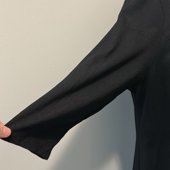 The perfect LBD. Woman’s 3/4-Sleeve Princess Fit & Flare Dress in black. - Picture 5 of 11